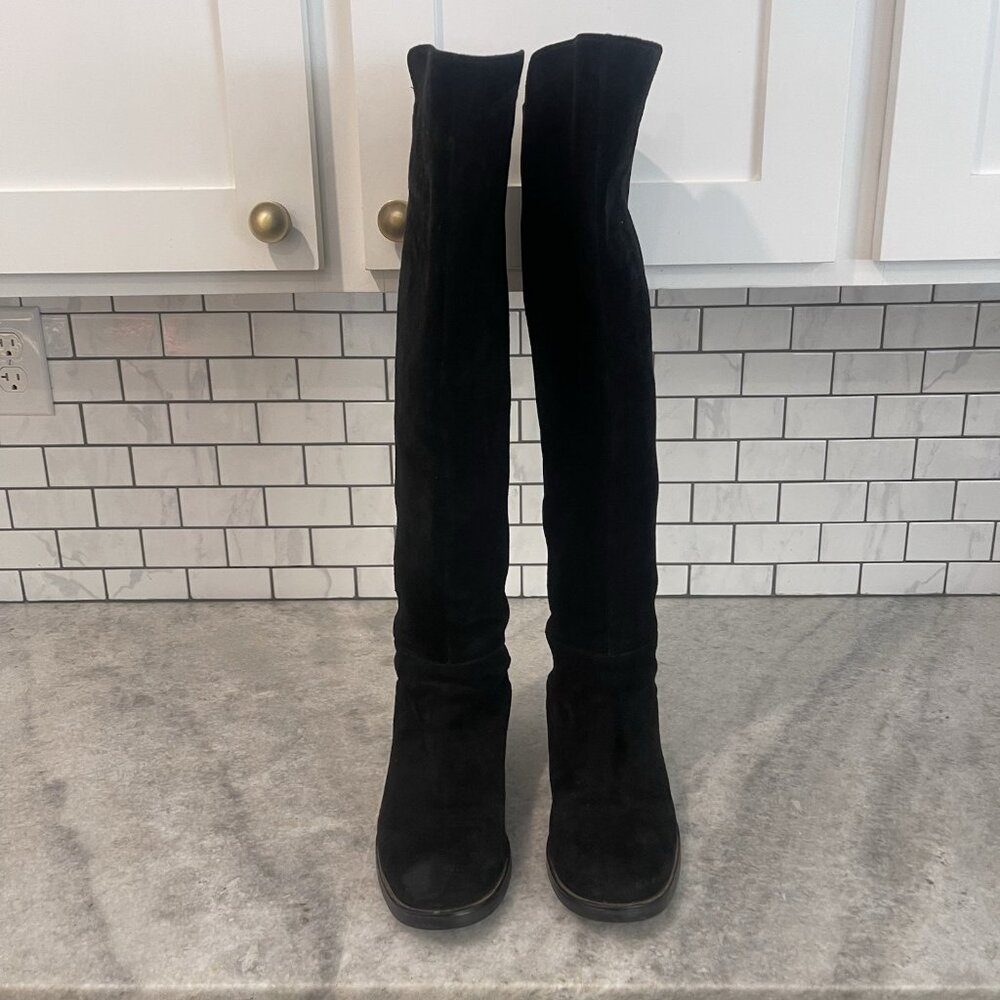Blondo Boots Womens 11 Black Knee High Waterproof Boho Classic Shoes - Picture 4 of 10